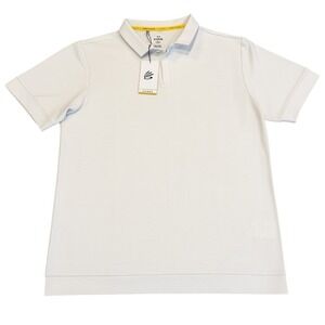 Under Armour Steph Curry Golf Polo Shirt Mens XL White NWT 1383150